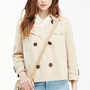 Forever 21 Cropped Trench Coat